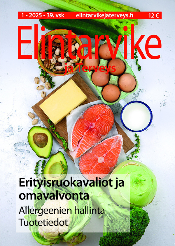 Kansikuva Elintarvike ja Terveys 2025