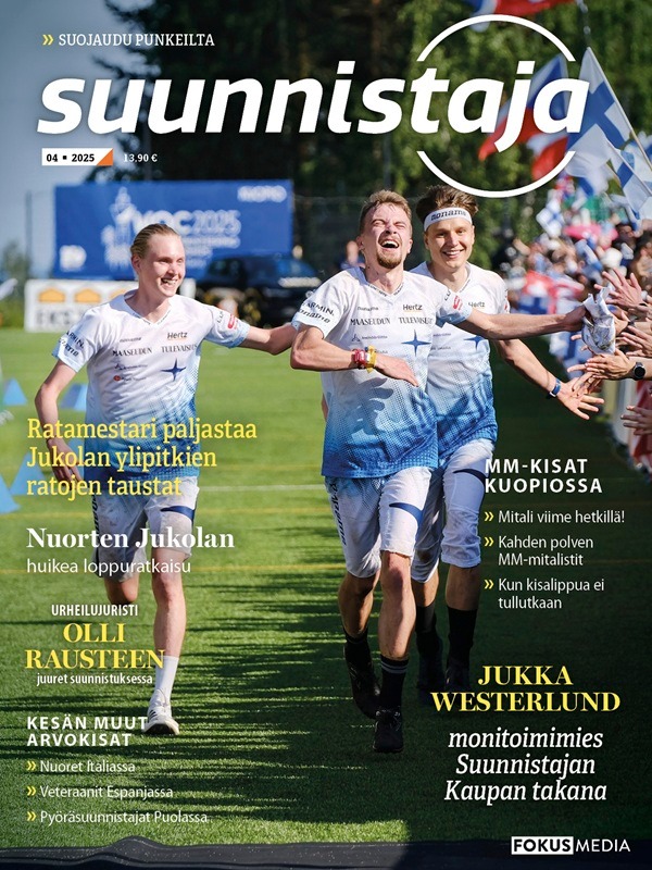 Kansikuva Suunnistaja 2025