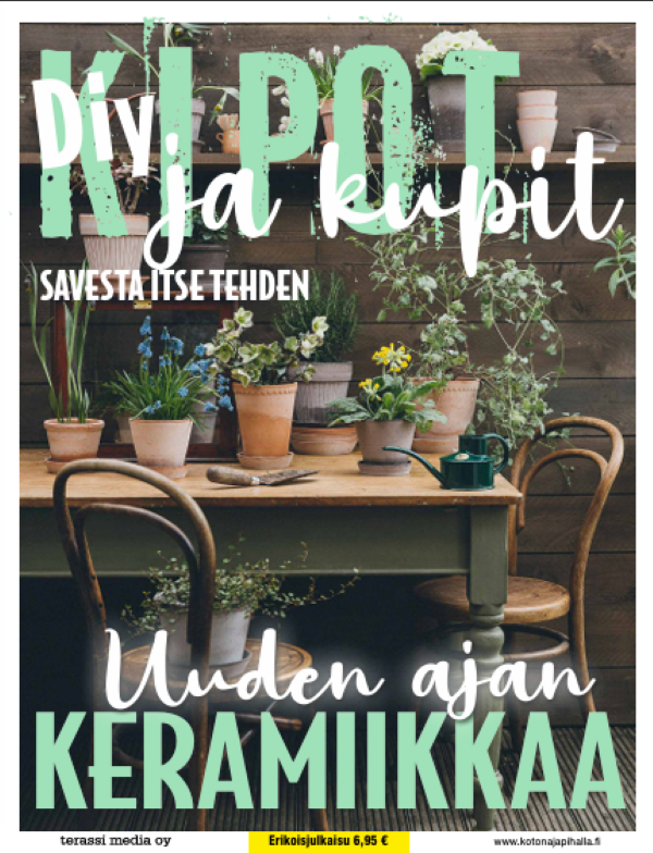Kansikuva DIY Kipot ja KUPIT keramiikkaa itse tehden -OPAS  2025
