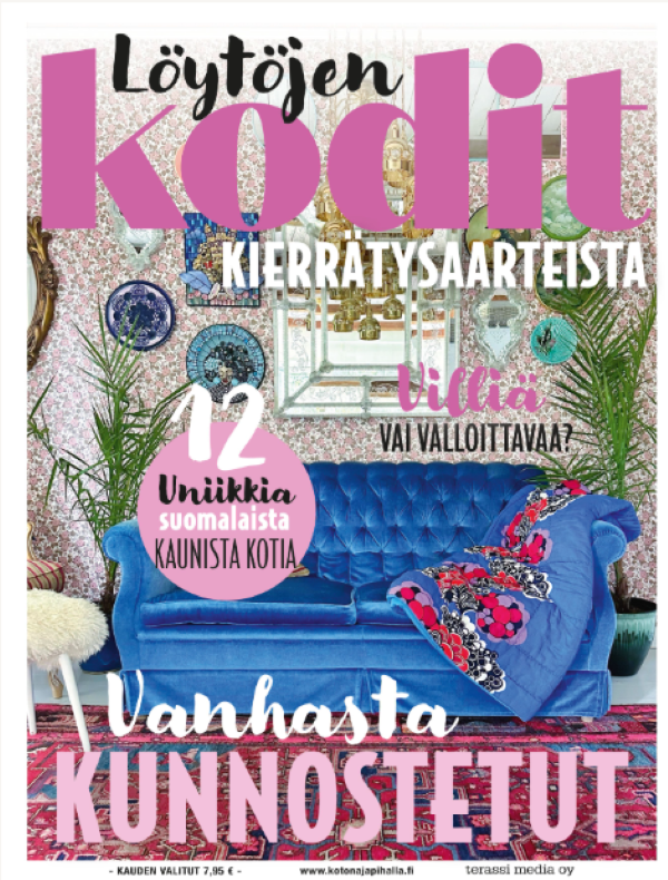 Kansikuva LÖYTÖJEN kodit kierrätysaarteista 2025