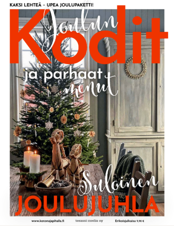 Kansikuva Joulun Kodit ja Parhaat Menut  2026