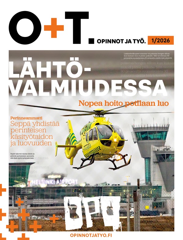O + T, Opinnot ja Työ kansi