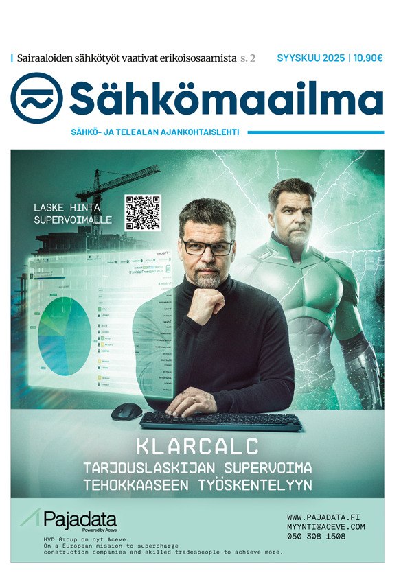 Kansikuva Sähkömaailma 2025