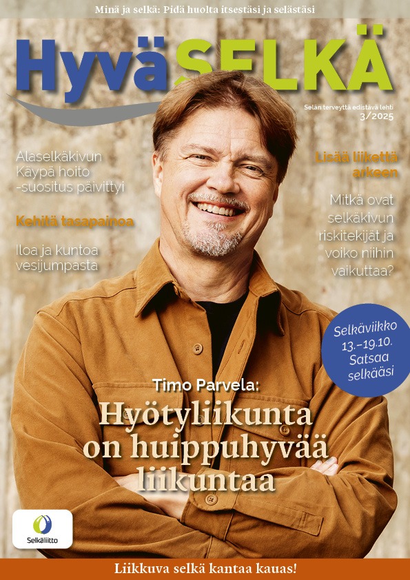 Kansikuva Hyvä Selkä 2025
