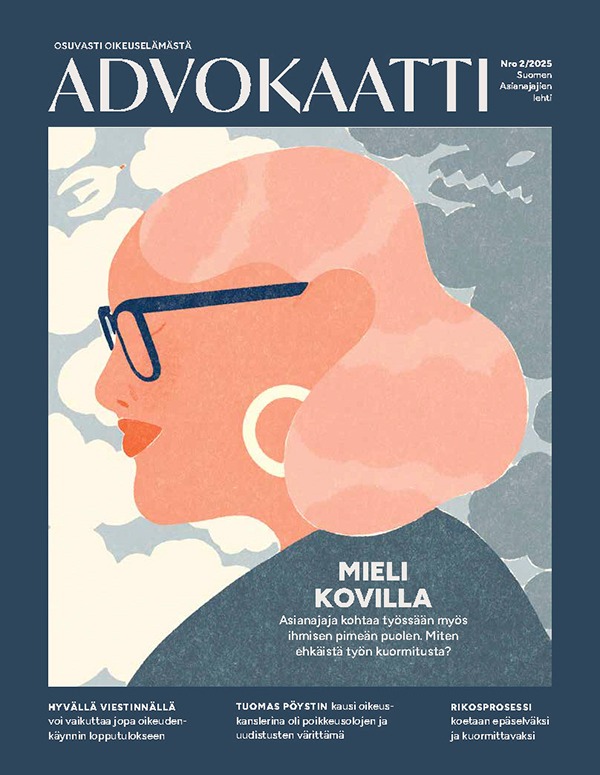 Kansikuva Advokaatti 2026
