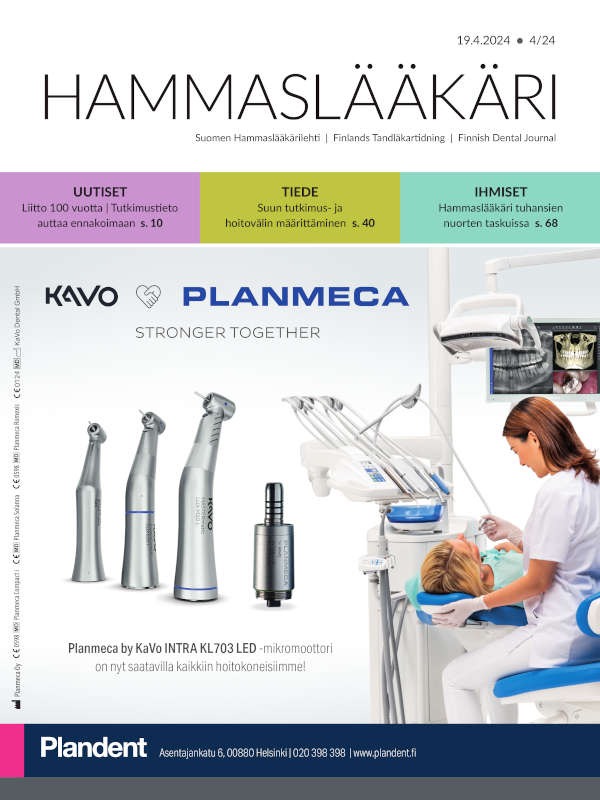 Kansikuva Suomen Hammaslääkärilehti 2026